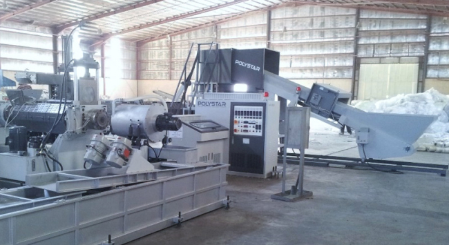 PP raffia recycling machine commissioned in Saudi Arabia-2